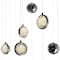 Cwi Lighting Salvador 40 in LED Integrated Polished Nickel Chandelier 1673P40-9-613-RC - alternate 2